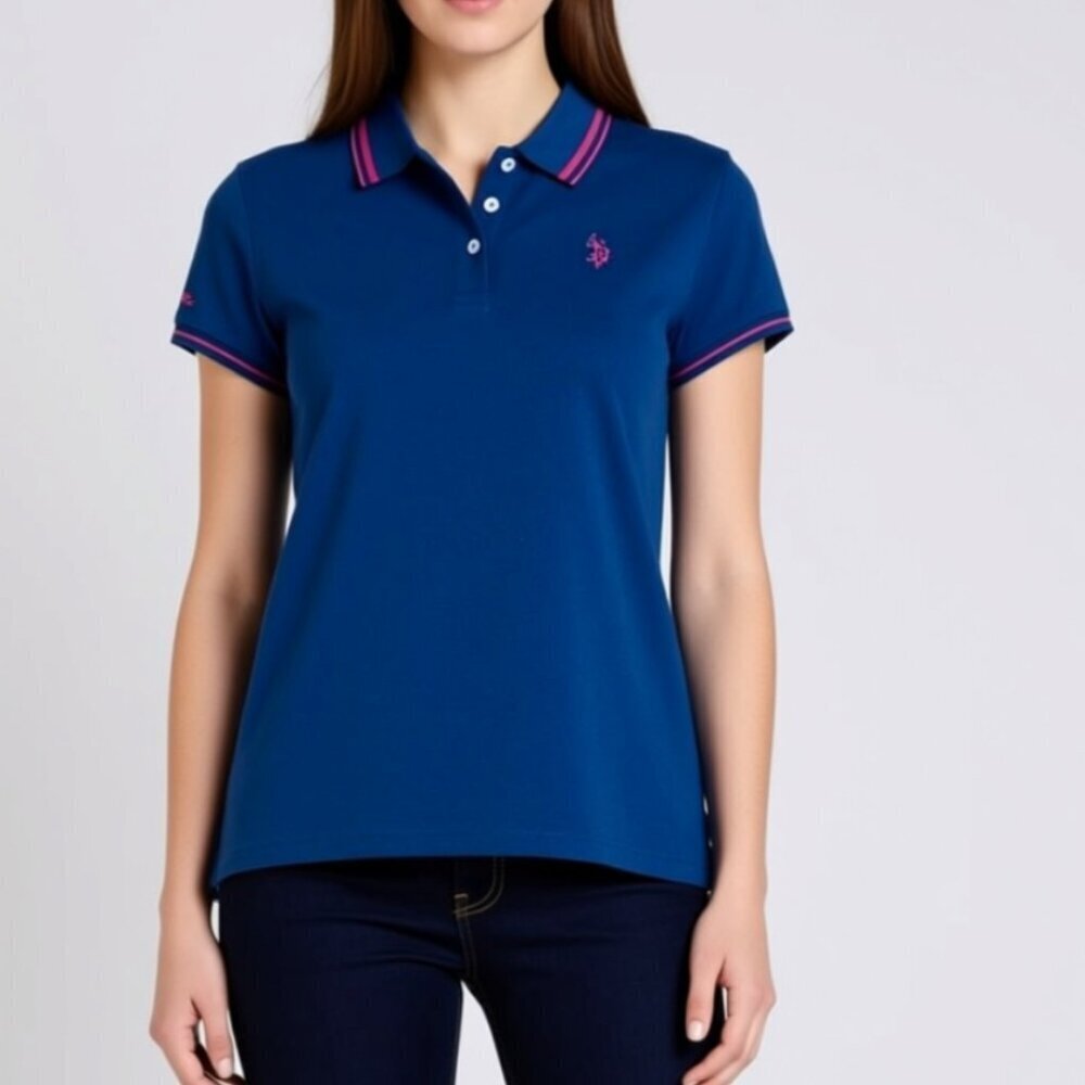 U.S. Polo Assn. Interlock Polo Shirt –  Size Large NWT (A23)